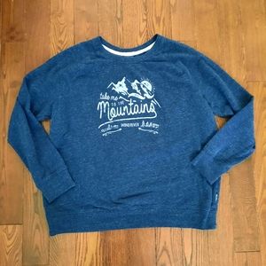 Wind River Pullover Sweater, Navy, Size XL